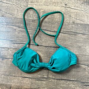 Size Small Green Bikini top